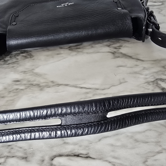 Rag & Bone Black and Leopard Crossbody Bag - Picture 13 of 14